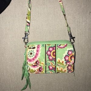 vera bradley over the shoulder wallet